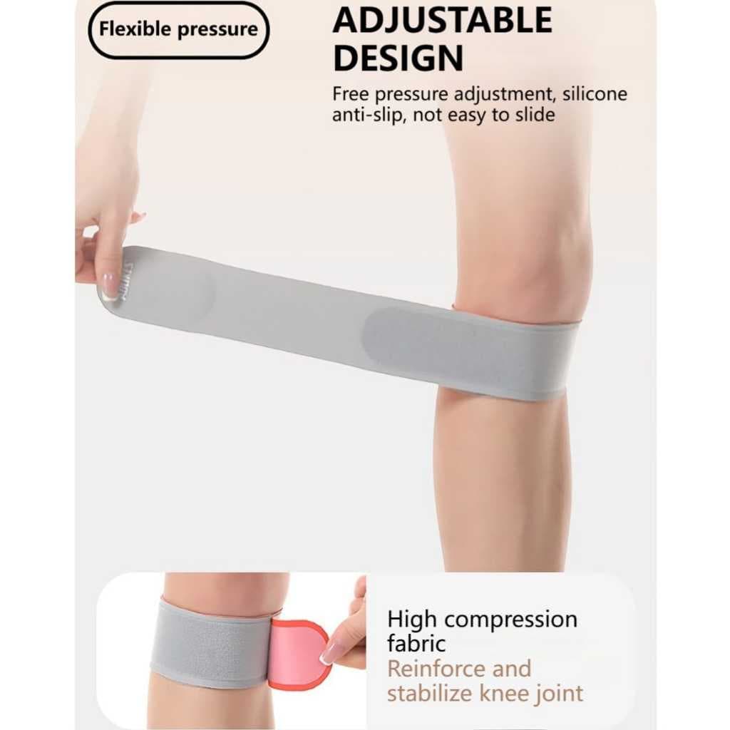 AOLIKES 7925 Knee Support Knee Pad Pelindung Lutut Decker Deker Lutut Cedera Gym Tenis Lari Padel