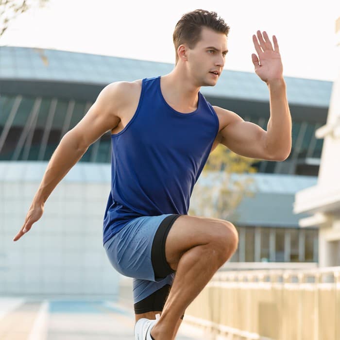 BX231 Singlet GYM - Kaos Dalam Gym Fitnes - Baju Training Fitness Pria