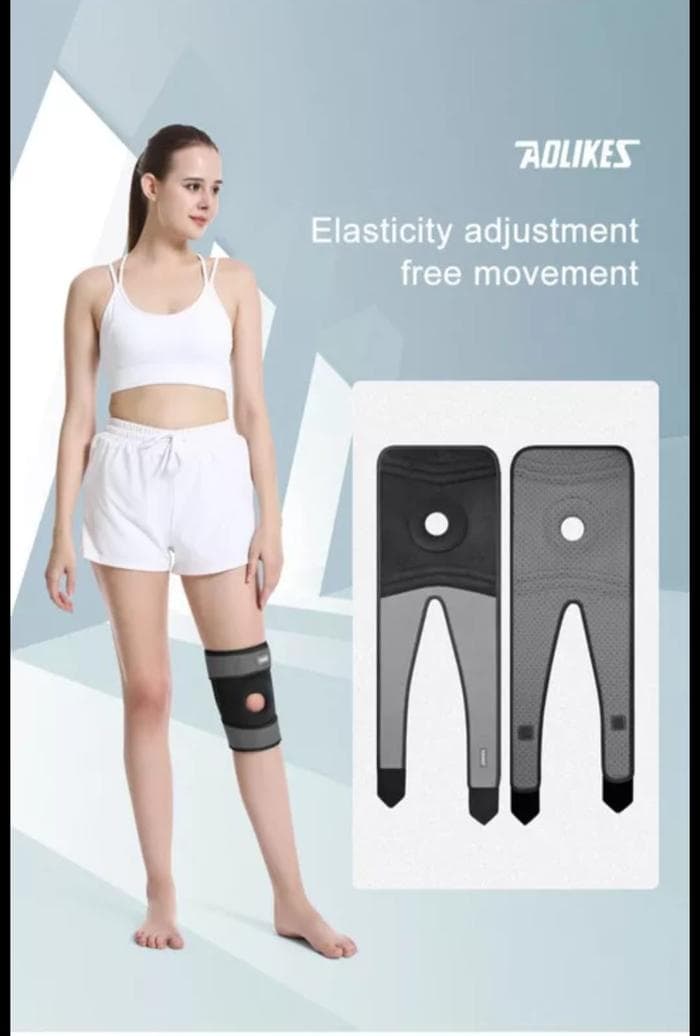 AOLIKES 7916 Knee Support Pelindung Lutut Knee Pad Dekker Deker Gym