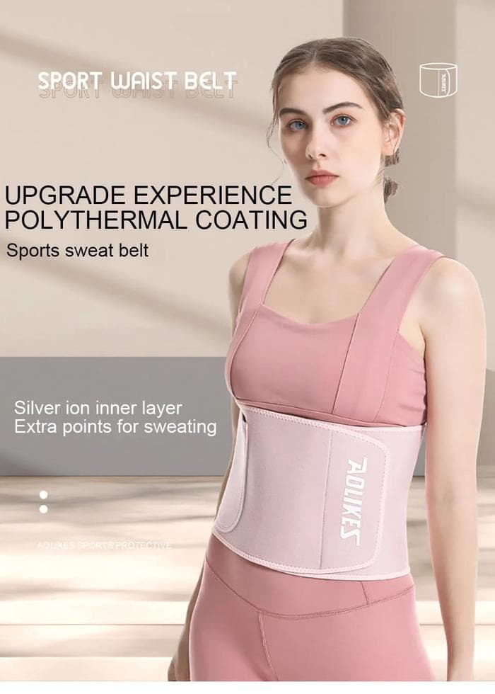 AOLIKES 7971 Sabuk Belt Gym Fitness Bodies Belt Safety PowerBelt Gym