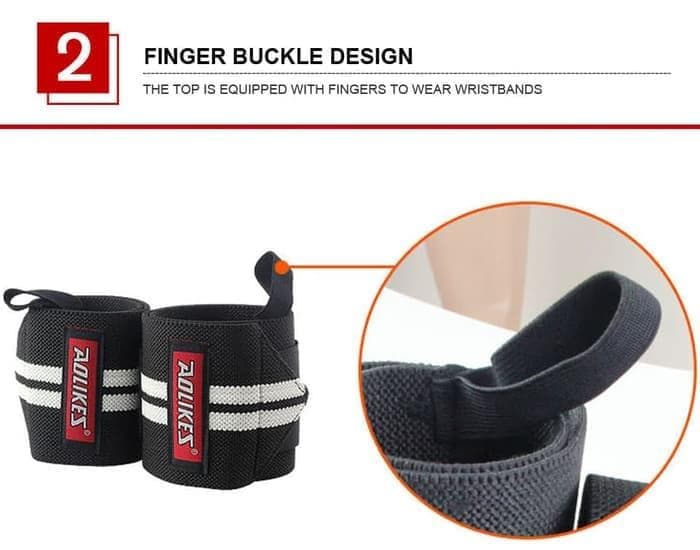 AOLIKES Hand Wrap Strap Weight Lifting Wristband Handwrap Hand Wrist