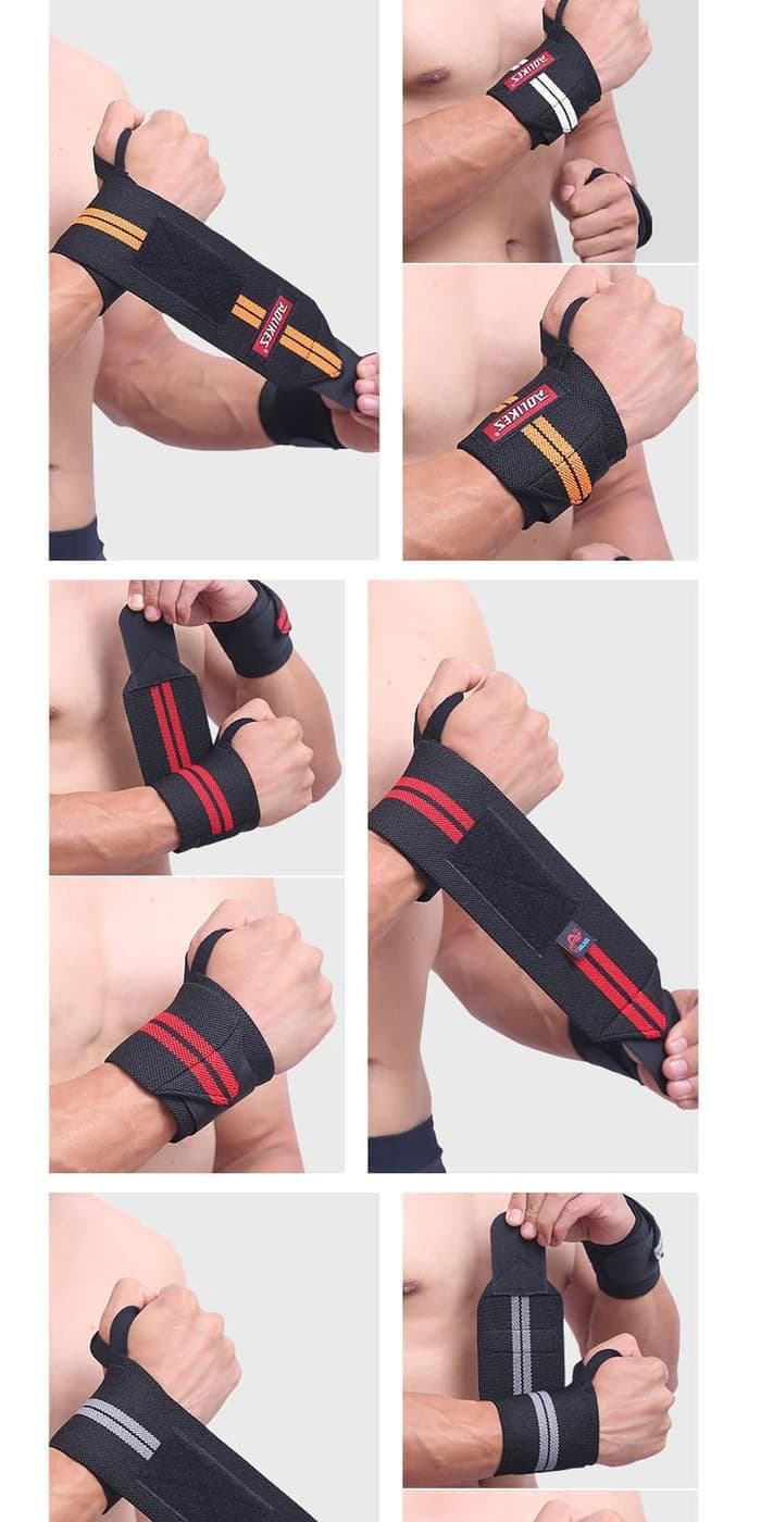 AOLIKES Hand Wrap Strap Weight Lifting Wristband Handwrap Hand Wrist