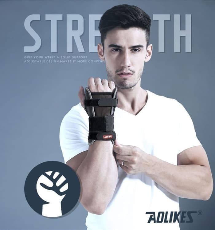 AOLIKES Wrist Brace Support Sport WristBand Steel Splint Aolikes 1 Pcs