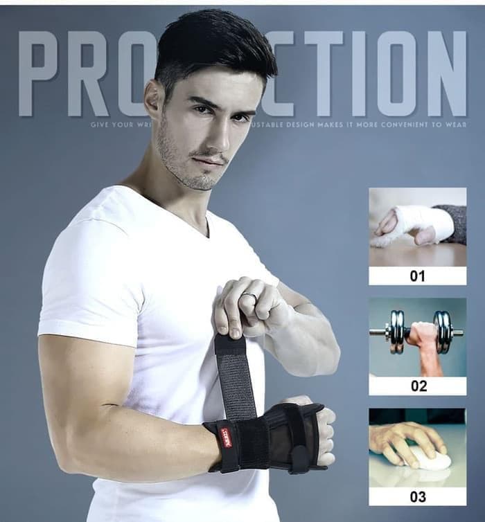 AOLIKES Wrist Brace Support Sport WristBand Steel Splint Aolikes 1 Pcs