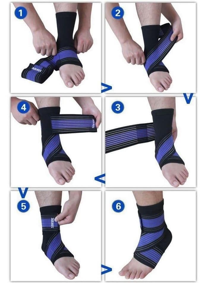 AOLIKES Ankle Support Strap Ankle Leg Support Knee Support Knee Pad